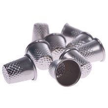 5 X 18mm Finger Thimbles Metal Shield Sewing Grip Protector Pin Needle Shield Craft54824