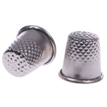 5 X 18mm Finger Thimbles Metal Shield Sewing Grip Protector Pin Needle Shield Craft54824