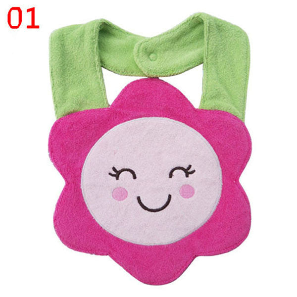 56 Kinds Kids Baby Bibs Animals Cotton Saliva Towel Waterproof Infant Lunch Bib New
