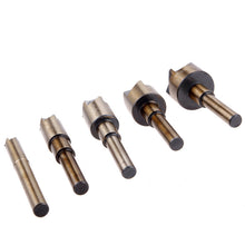 5Pcs 5 Flute High Speed Steel Industrial Chamfering Drill Bit 82 Degree Taper Cutter Countersink Set Tool83359