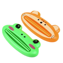 5pcs Toothpaste Tube Squeezer Easy Squeeze Paste Cartoon FrogAnimal Dispenser Roll Holder