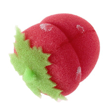 60 pcs Strawberry Balls Hair Care Soft Sponge Rollers Curlers Lovely DIY Tool
