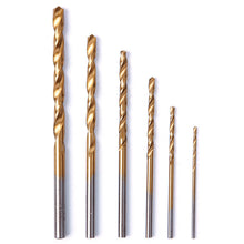 60pcs Mini Twist Drill Bit HSS Plating Titanium Saw Set Metric System Woodworking Metal Drilling Tools 86916