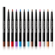 12 Colors Eyeshadow Eyeliner Pen Highlights Natural Long Lasting Waterproof Eye Shadow Pencil For Ladies Cosmetic Makeup Set