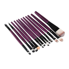 Eyeshadow Brush Set 12pcss  Makeup Brushes for Eye Makeup Soft Pony Hair Make Up Brushes Without Skin Hurt + Sponge LL4