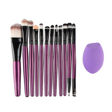 Eyeshadow Brush Set 12pcss  Makeup Brushes for Eye Makeup Soft Pony Hair Make Up Brushes Without Skin Hurt + Sponge LL4