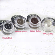 Pearl Color Cosmetic Maquiagem Delineador Luxury Water Proof Thick Eyeliner Gel Matte S1
