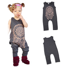 Kids Clothes Cute Toddler Baby Girls Boys Totem Print Romper Jumpsuit Children Outfits