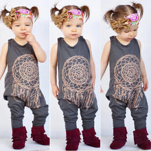Kids Clothes Cute Toddler Baby Girls Boys Totem Print Romper Jumpsuit Children Outfits