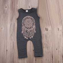 Kids Clothes Cute Toddler Baby Girls Boys Totem Print Romper Jumpsuit Children Outfits