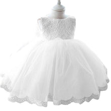 Baby Girl Dress Baptism Dresses For Girls Infant 1-6 Year Birthday Party Lace Bowknot Dress for Kids Girl Vestidos LL4
