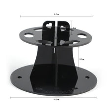 Cosmetic Shelf Rack Toothbrush Makeup Brush Organizer Acrylic 6 Hole Oval Makeup Brush Holder For Stand Drying Brush