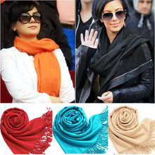 New Korea Women Men Multicolor Long Large Warm Soft Wrap Scarf Shawl Tassels