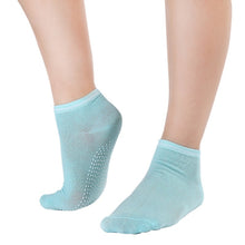 Women's Fitness Pilates Socks Colorful Non Slip Massage Toe Durable Dance S Ankle Grip Exercise Printed Letter Socks
