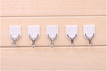 6Pcs Self Adhesive Wall Door Hook Hanger Bag Keys Bathroom Kitchen Sticky Holder 54744