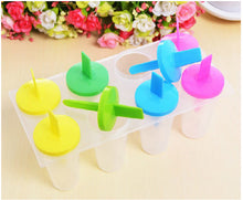 8 DIY Ice Cream Maker Freezer Clear Popsicle Yogurt Frozen Mould Cake Mold55245