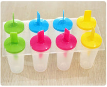 8 DIY Ice Cream Maker Freezer Clear Popsicle Yogurt Frozen Mould Cake Mold55245