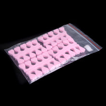 8Pcs Health Peach Heart Soft Finger Toe Separators Nail Art Tool Pink