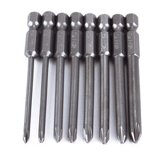 8pcs Shank 1/4 inch S2 Alloy Steel Magnetic Hex Cross Head Screwdriver Bits Set PH0 PH1 PH2 Screwdriver Head 91149