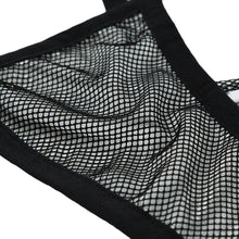 ANSELF Sexy Women Mesh Vest Underwire Push Up 3/4 Cup Cross Strap Brassiere Underwear Special Bustier Crop Top Black Strappy Bra