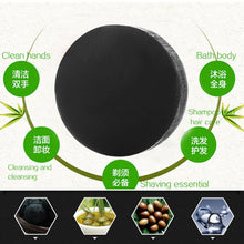 Activated Charcoal Crystals Handmade Soap Face Skin Whitening Soap For Remove Blackhead and Oil Control Washing