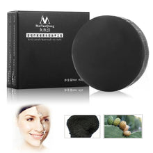 Activated Charcoal Crystals Handmade Soap Face Skin Whitening Soap For Remove Blackhead and Oil Control Washing