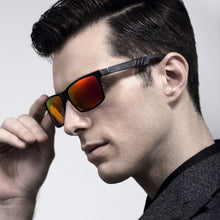 Aluminum Polarized Lens Sunglasses Men Mirror Sun Glasses Driving Glasses Square Goggle Eyewear Accessories