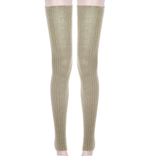 Amazing Warm Women Thigh High Knit Leg Warmers For Women Over Knee Leg Warmer