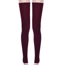 Amazing Warm Women Thigh High Knit Leg Warmers For Women Over Knee Leg Warmer