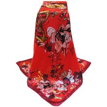 Bandana Scarf Women Kerchief Square Scarf Ladies Printed Elegant Thin Shawl Stain Silk Scarf Square Bufandas Mujer Seda
