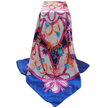 Bandana Scarf Women Kerchief Square Scarf Ladies Printed Elegant Thin Shawl Stain Silk Scarf Square Bufandas Mujer Seda