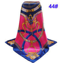 Bandana Scarf Women Kerchief Square Scarf Ladies Printed Elegant Thin Shawl Stain Silk Scarf Square Bufandas Mujer Seda