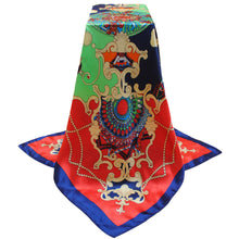 Bandana Scarf Women Kerchief Square Scarf Ladies Printed Elegant Thin Shawl Stain Silk Scarf Square Bufandas Mujer Seda