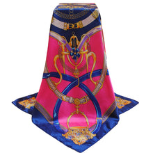 Bandana Scarf Women Kerchief Square Scarf Ladies Printed Elegant Thin Shawl Stain Silk Scarf Square Bufandas Mujer Seda