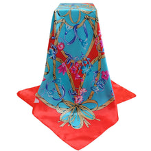 Bandana Scarf Women Kerchief Square Scarf Ladies Printed Elegant Thin Shawl Stain Silk Scarf Square Bufandas Mujer Seda