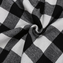 Plaid Shirt Dress Leisure Vintage Long Plaid Check Print Casual Shirt Dress Mini Plus Size Party Dresses