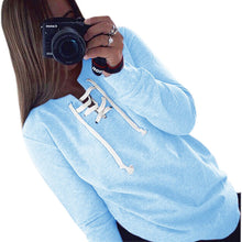 Women Hoodies Sweatshirt Casual Long Sleeve Solid Hoodie For Women 7 Colors Plus Size Hollow Out Hoody GV333
