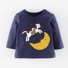 Cute Baby Boys Girl Long Sleeve Cotton Striped T shirts Children T-shirt Kids Infant Clothing Christmas Gifts