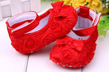 Baby Girls First Walkers Shoes Todder Shoes Infant Baby Girl Flower Soft Sole Shoes 6 Color 3-12Months