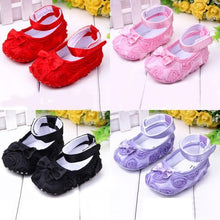Baby Girls First Walkers Shoes Todder Shoes Infant Baby Girl Flower Soft Sole Shoes 6 Color 3-12Months