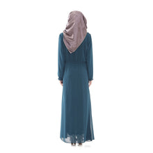 Boho Women Long Sleeve Maxi Dress Abaya Islamic Muslim Dresses New PY3