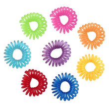 10Pcs Girl Elastic Rubber Hairband Phone Wire Hair Tie Ring Rope Ponytail