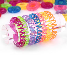 10Pcs Girl Elastic Rubber Hairband Phone Wire Hair Tie Ring Rope Ponytail