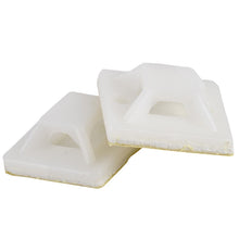 100PCS 20mm Self Adhesive Cable Wire Zip Tie Mounts 70478