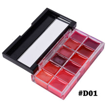 Brand New 12 Colors Style Lip Gloss Long Lasting Moisturizer Makeup Nutritious Matte Lipgloss Lips Tint Pigment Palette Makeup