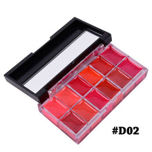 Brand New 12 Colors Style Lip Gloss Long Lasting Moisturizer Makeup Nutritious Matte Lipgloss Lips Tint Pigment Palette Makeup