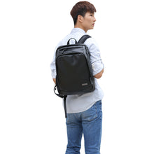Men PU Leather Backpack Multi Pockets Large Capacity Kanken Backpack Business Shoulder Laptop Bag Mochilas Mujer