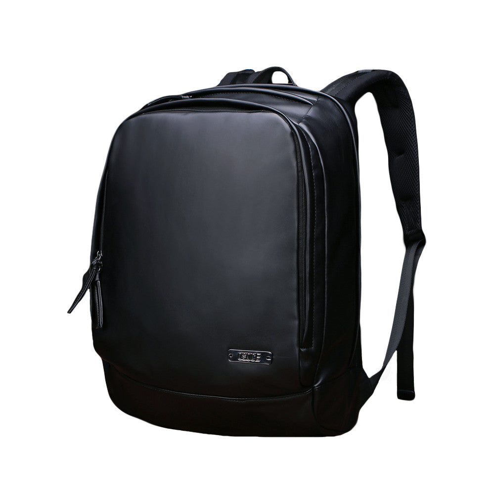 Men PU Leather Backpack Multi Pockets Large Capacity Kanken Backpack Business Shoulder Laptop Bag Mochilas Mujer