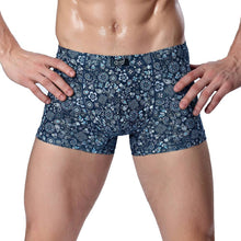 Breathable Underwear Mens Boxers Shorts Boxers Flora Print Elastic Waist Underpants Men Boxer Underwear Panties