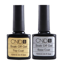 CNHIDS 2pc , Top coat, + Base coat, Uv Gel Nail Polish Primer untuk dekorasi Nail Art Manicure For 's Nail Art